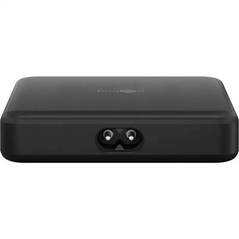 GOOBAY wieloportowa ładowarka biurkowa USB-C PD GaN 65 W, czarna