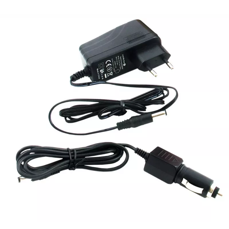 Ładowarka akumulatorów everActive NC-1200 — uniwersalna ładowarka na 12 akumulatorów AA/AAA, wejście 12 V, czarna