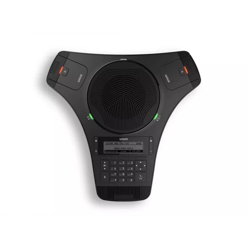 snom C520-WiMi - VoIP-Konferenztelefon - mit Bluetooth-Schnittstelle - DECT - dreiweg Anruffunktion - SIP - 3 Leitungen - Schwarz (4356)