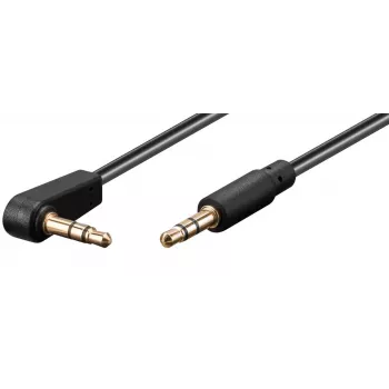 Kabel audio Microconnect AUDLL05A 0,5 m 3,5 mm czarny