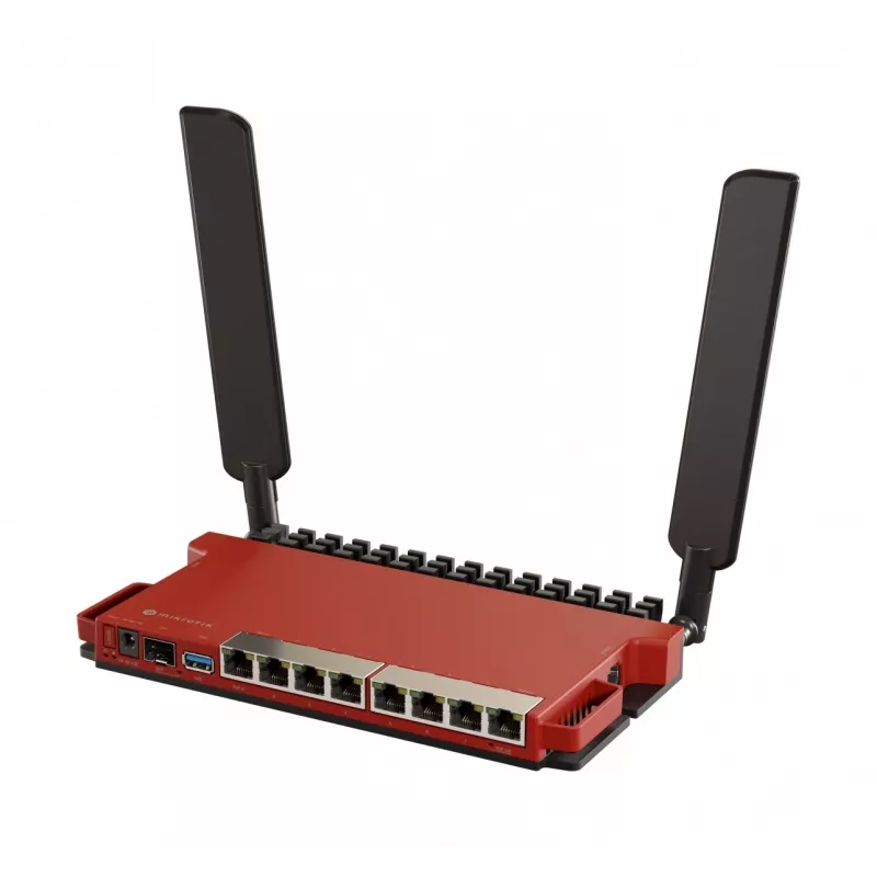 Router bezprzewodowy Mikrotik L009UiGS-2HaxD-IN Gigabit Ethernet Pojedyncze pasmo (2,4 GHz) Czerwony