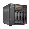 Asustor Lockerstor 4 Gen3 AS6804T 4-zatokowy NAS, AMD Ryzen V3C14, 16 GB DDR5 ECC, 2x 10GbE + 2x 5GbE