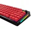Keycaps GLORIOUS GPBT Basics — PBT, układ US ANSI, czerwone akcenty