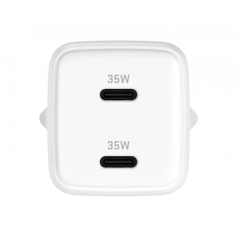 Ładowarka ścienna USB-C YENKEE G35D 2x18W Power Delivery 3.0 3A