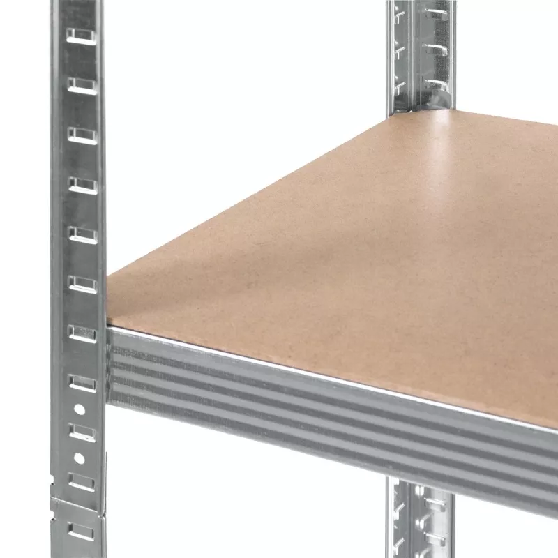 Regał magazynowy GreenBlue GB378 metal ocynkowany 5 półek, stal cynkowana, 900×400 mm, maks. 75 kg na półkę