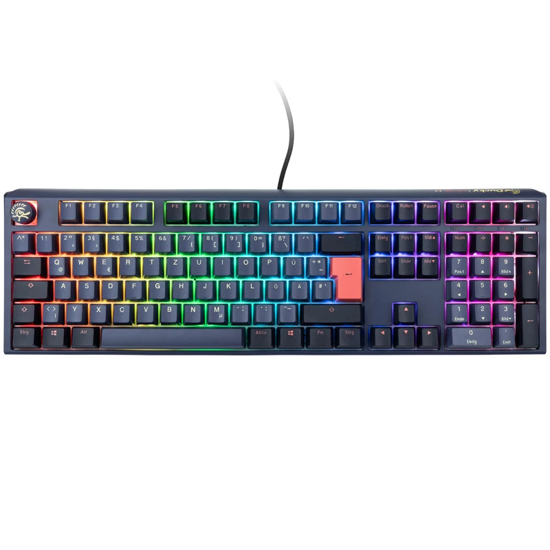 Ducky One 3 klawiatura Gaming USB niebieska