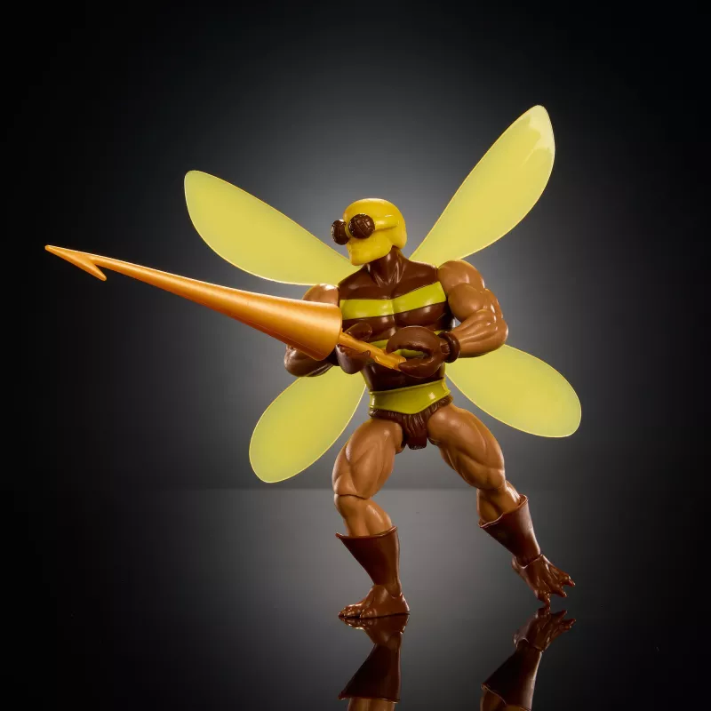 Figurka akcji MATTEL Masters of the Universe Origins Buzz Off, kolekcjonerska figurka zabawkowa JBM88