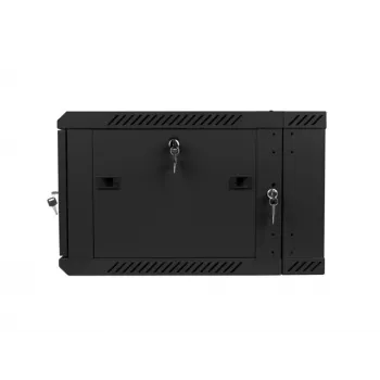 Szafa wisząca LANBERG WF02-6606-10B 6U 600x374.3x600 mm stal nierdzewna czarna