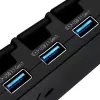 Stacjonarny hub USB 3.1 Gen 1 SILVERSTONE SST-UC03B-PRO — 7 portów USB