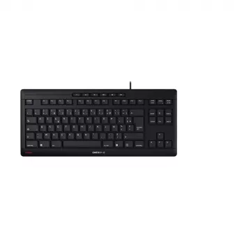 Klawiatura CHERRY STREAM TKL USB AZERTY Francuska Czarna Przewodowa 94 klawisze