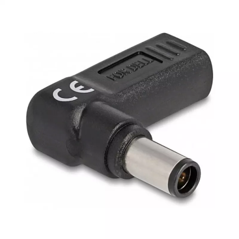 Adapter DeLOCK USB Typ-C żeński na Dell 7,4 x 5,0 mm męski 90° kątowy