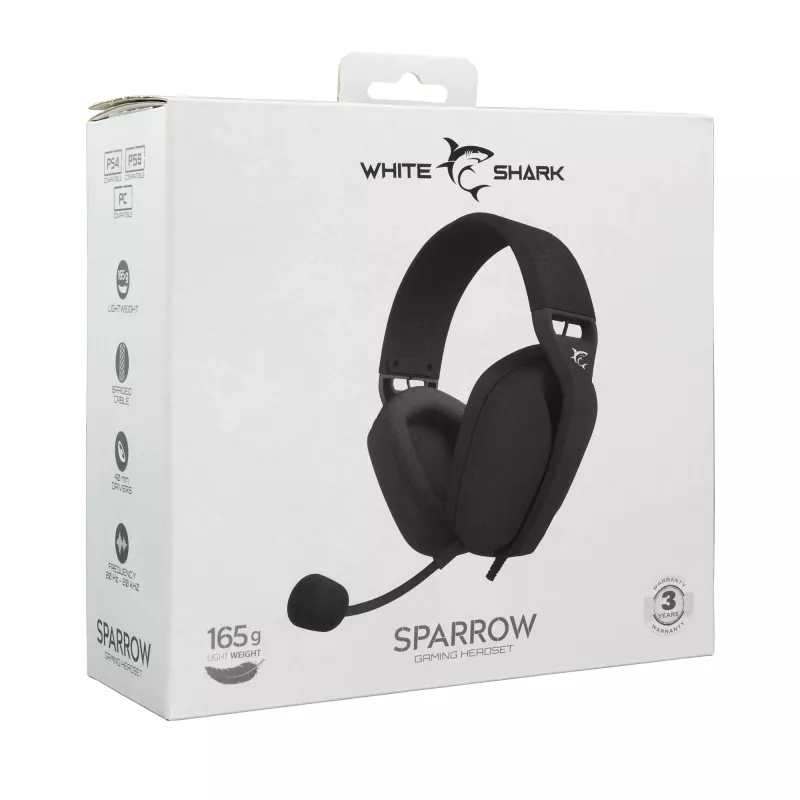 Słuchawki White Shark GH-2443 Sparrow Czarny