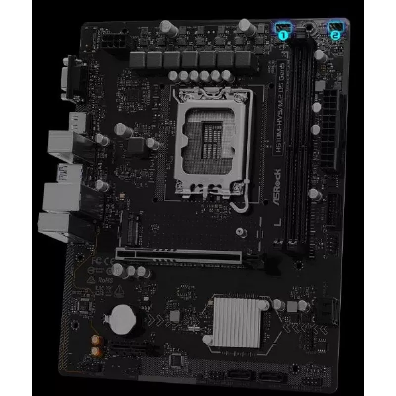 Płyta główna ASRock H610M-HVS/M.2 D5 GEN5 – LGA1700, DDR5, PCIe 5.0, mATX
