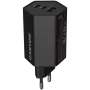 Ładowarka CANYON HEXAGON 65 GaN 65W 2xPD 1xQC EU Czarna (CND-CHAHEX65B)