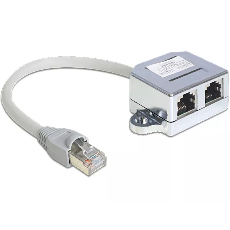 Kabel sieciowy DeLOCK 65441 RJ-45 0,15 m szary