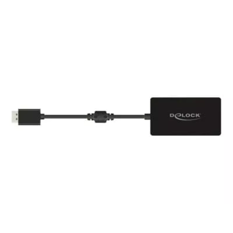 DeLOCK 0.16m DisplayPort/VGA+HDMI+DVI VGA (D-Sub)+ HDMI + DVI Czarny