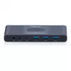 Przełącznik KVM DIGITUS USB-C 3.0 HDMI 2-portowy 4K60Hz, USB-C/USB-A, aluminium, 135×60×30 mm
