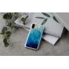 Etui na smartfon iKins do iPhone XR — zewnętrzna część w kolorze błękitnego jeziora, wewnętrzna czarna