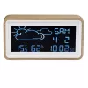 Cyfrowa stacja pogodowa Denver WS-72 Wood LCD DC/Baterie
