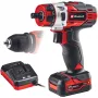 Einhell TE-CD 1. Produktdesign: Handbohrmaschine, Spannzange Typ: Ohne Schlüssel. Anzahl der Gänge: 2, 20, Leerlaufdrehzahl (max.): 1400 U/min, Bohrdr