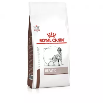 Sucha karma dla psa Royal Canin Hepatic 1,5 kg — Dorosłe, Weterynaryjna karma dietetyczna na choroby wątroby, Bezglutenowa, Smak mięsny