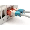 DIGITUS - Kabelclips mit Farbcodierung - für Patch-Kabel - Blau (Packung mit 100) (A-CC-B)