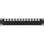 Panel do zarządzania kablami LOGON RAO300BL Czarny Metal 48,3 cm