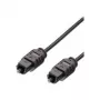 MediaRange - Digitales Audio-Kabel (optisch) - TOSLINK männlich zu TOSLINK männlich - 1,5m - Glasfaser - Schwarz (MRCS133)