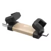 Pendrive Silicon Power DS72 1 TB, USB 3.2 Gen 2, Type-A i Type-C, aluminiowa/rubowa nakładka, złoty