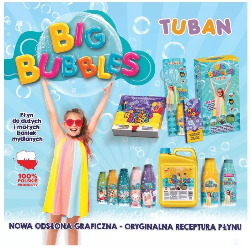 Zestaw baniek Tuban DISPLAY SMALL SOAP BUBBLES MIX 36 SZT. x 60 ml