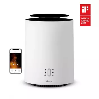 Duux | Inteligentny wentylator + grzejnik Threesixty Gen2 | 1800 W | Do pomieszczeń do 30 m² | Biały | Nie dotyczy