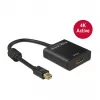 Adapter kabla wideo DeLOCK 62611 Mini DisplayPort na HDMI