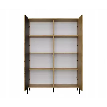 KAMARO 2DD cienki/GŁ dąb ARTISAN DISPLAY CABINET