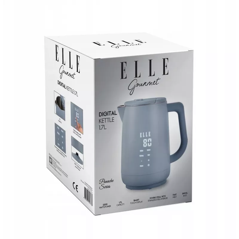 Czajnik elektryczny Elle EKWKP101BUEU 1,7 L, niebieski