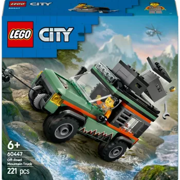 Zestaw konstrukcyjny LEGO City SUV terenowy 4x4 60447 — 221 elementów, 1 minifigurka, wiek 6+