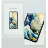 Etui na telefon iKins dla Samsung Galaxy S21+ — ochronna tylna obudowa 'wielka fala'