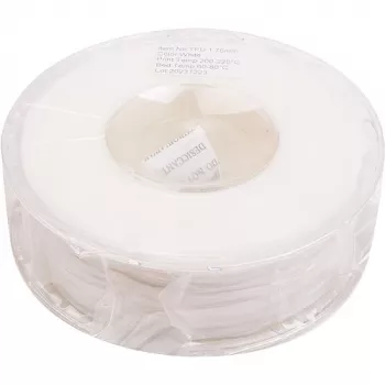 Filament do druku 3D TPU, 1,75 mm, 1 kg, biały