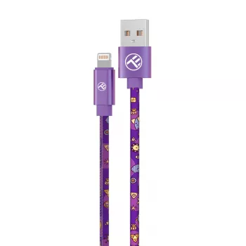 Kabel USB na Lightning Tellur TLL155601 1 m, 3 A, fioletowy