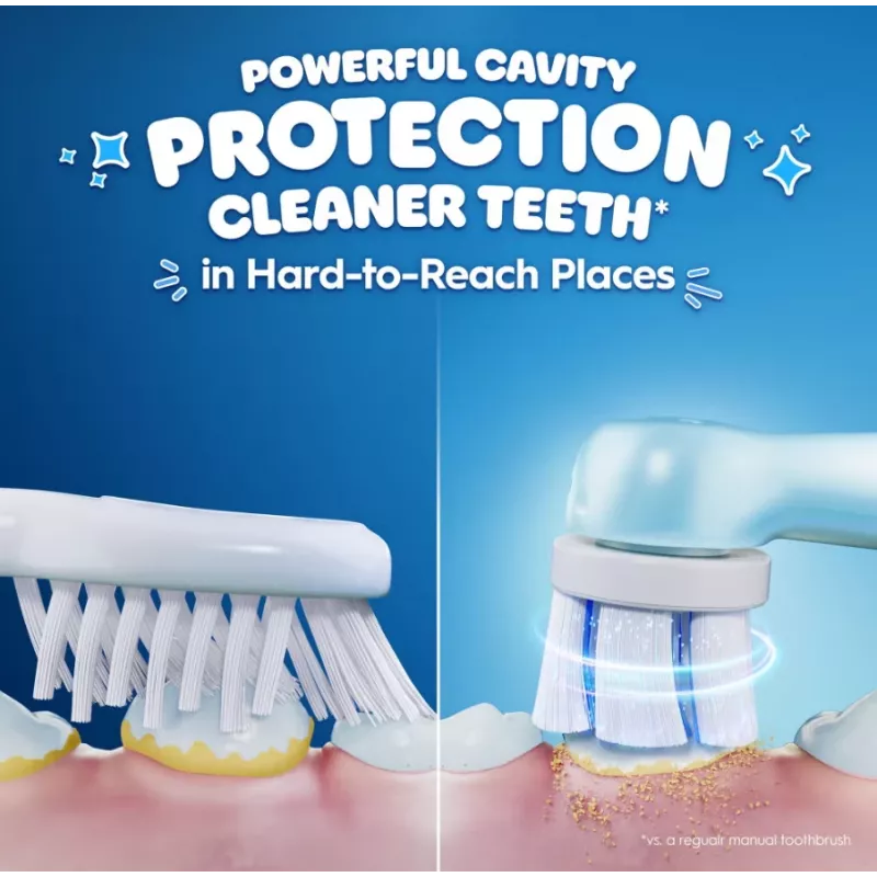 Szczoteczka elektryczna Oral-B z etui podróżnym, 6Y+ | iO Kids Disney Stitch | Ładowalna | Dla dzieci | Liczba dołączonych końcówek 1 | Liczba trybów szczotkowania 3