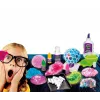 Zestaw naukowy Liscianigiochi Crazy Science Slime w ciemności 304-PL89239 — zestaw do eksperymentów ze świecącym w ciemności slime'em