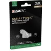 Pamięć USB Emtec 32 GB USB Type-A USB Type-C D280