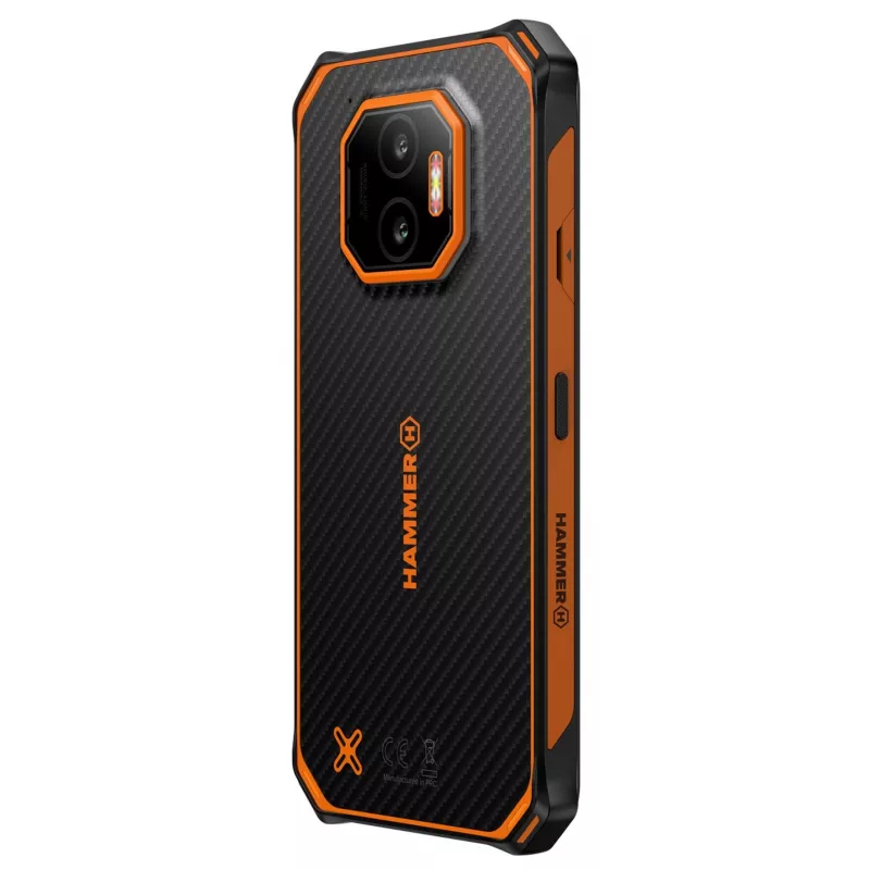Smartfon HAMMER Energy X2 — Android 15, MediaTek Helio G81, 6,1 cala 1560×720 IPS, 6 GB RAM, 128 GB, Dual SIM, 4G, 50 MP, 5000 mAh, IP68