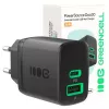 Ładowarka zielony Cell PowerSource Duo30 – 1× USB-A, 1× USB-C, 3A