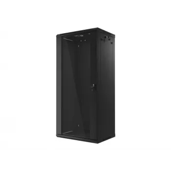 Lanberg Szafa ścienna 19'' Demontowana płaski Pack 27U/600x450mm Czarna
