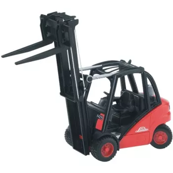Wózek widłowy Bruder Linde H30D z 2 paletami