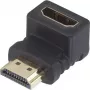 SpeaKa Professional Adapter HDMI [1x wtyk HDMI - 1x gniazdo HDMI] Kątowy 90° w górę Pozłacane styki wtyków SpeaKa Professional (SP-7870132)