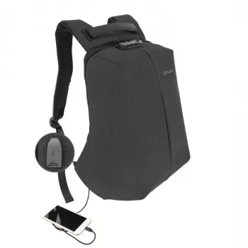 Plecak Tellur Notebook 15.6 Antitheft z portem USB, czarny