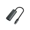 SAVIO Adapter USB-C 3.1 Gen.1 (M) na RJ-45 Gigabit Ethernet (F), 1000 Mbps, AK-56, szary
