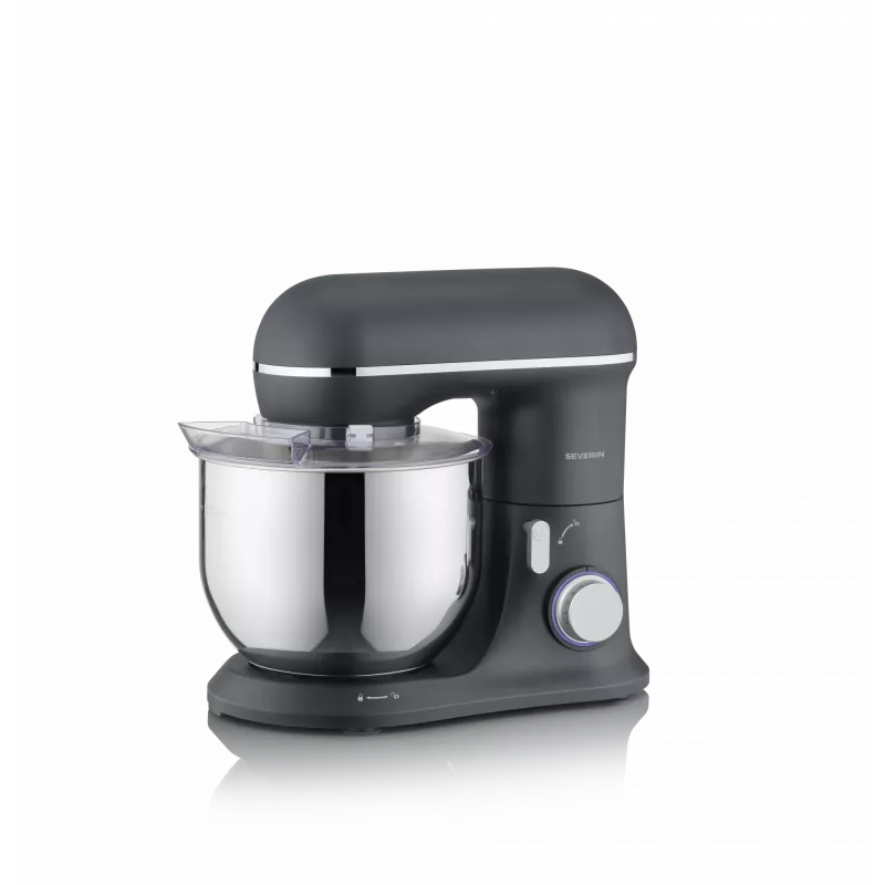 Robot kuchenny SEVERIN KM 3899 — 1200 W, misa ze stali nierdzewnej 5,3 L, czarny