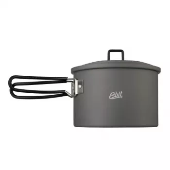 ESBIT PT1600HA naczynie turystyczne Garnek 1,6 L Aluminium, Czarny